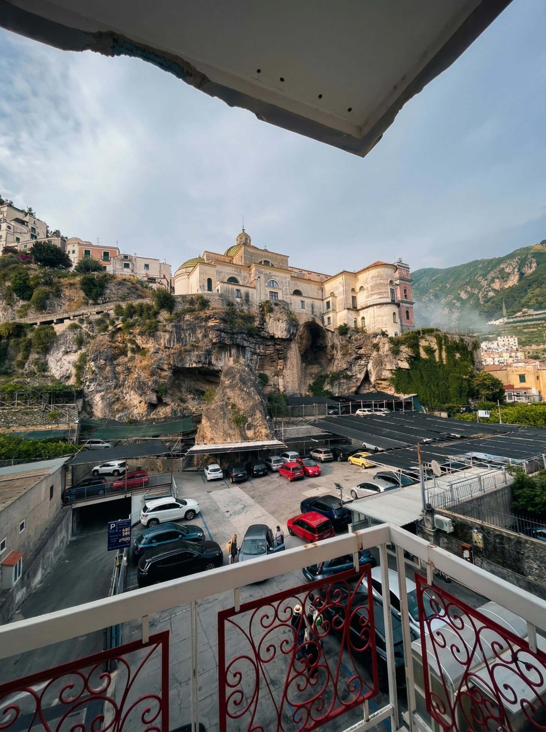 The vicolo from the balcony